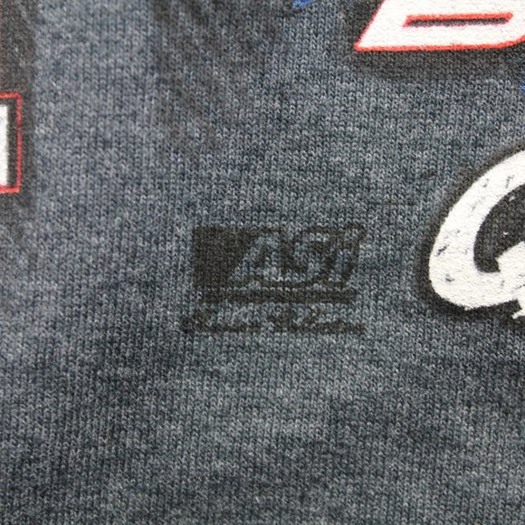 Rick Laubach Budweiser Nascar Racing Short Sleeve Graphic Print T Shirt Top XL - Picture 4 of 4